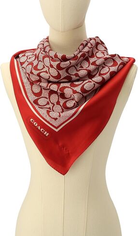 Coach womens Vintage Signature C Printed Silk Square in Saudi Arabia