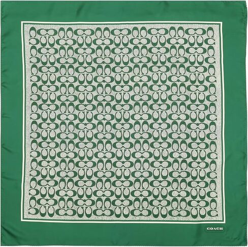 Coach womens Vintage Signature C Printed Silk Square in Saudi Arabia