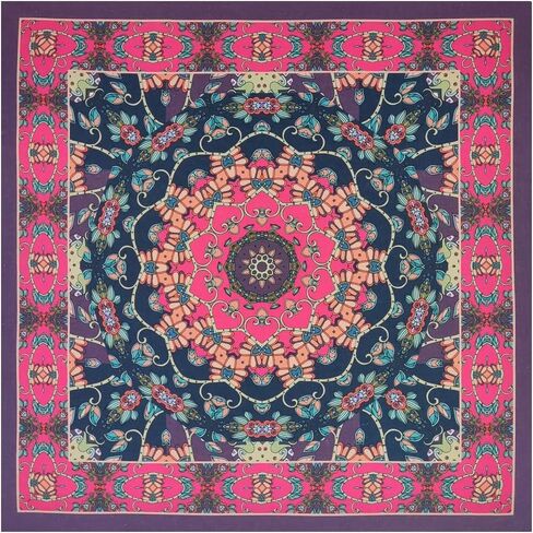 4-Pack 100% Cotton Bandana Set, Vintage Graphic Print, 22x22 inches in Saudi Arabia