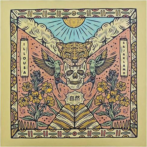 4-Pack 100% Cotton Bandana Set, Vintage Graphic Print, 22x22 inches in Saudi Arabia