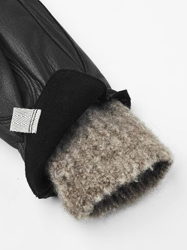 Hestra Women's Tiril Mitt ، قفازات جلدية Deerskin مع بطانة صوف للطقس البارد وارتداء الشتاء اليومي in Kuwait