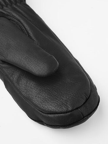 Hestra Women's Tiril Mitt, Deerskin Leather Mittens with Wool Lining for Cold Weather & Everyday Winter Wear in Kuwait