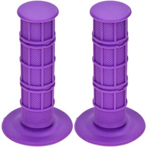HIAROS Universal Purple 22mm 7/8 "المقود قبضة مطاط راحة ناعمة السباق Grips متوافقة مع XR 50 KLX PIT MX CRF150F CRF230F CRF250F CRF450F أجزاء الدراجة الترابية