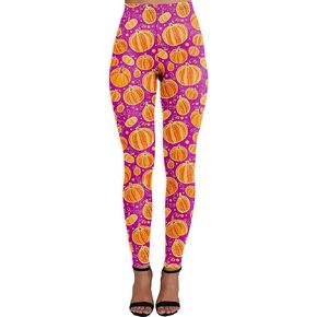 AOBUTE Women's Thanksgiving Leggings Stretchy Christmas Printed Legging Tights
