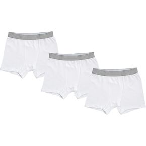 ORGANICKID Boys 100% Organic Cotton Underwear GOTS Certified Kids Toddler Boxer Briefs Pack of 3