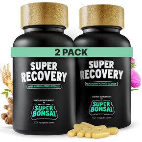 SuperBonsai Super Recovery Post-Celebration Relief – Holistic Support with DHM, Milk Thistle, B Complex, & Korean Ginseng – All-Natural Ingredients for Optimal Morning Recovery in Saudi Arabia