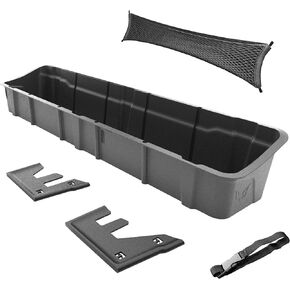 مربع تخزين MaxMate Underseat متوافق مع 2015-2024 Ford F-150 ؛ 2017-2023 F-250 F-350 F-450 F-550 Super Duty | طاقم الكابينة | خلفية متجر شحن إضافي | CB5F2228MX