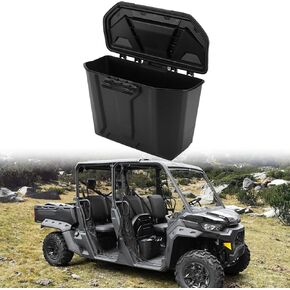 HAKA TOUGH Removable Storage Bins for Can-Am Defender Accessories 2016-2024, Passenger Under Seat Storage Box for Can Am Defender HD8 / HD10 / HD5 / Max HD8 / Max HD10 16-24, Replace OEM #715003314