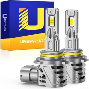 Ursprung H11 9005 LED Bulbs Combo, [ 2025 Latest & Upgraded ] H11 9005 Fog Bulbs, Real Plug and Play, 99% CANBUS Ready, Longer Lifespan H9 HB3 Fog Lights, Pack of 4