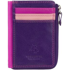 محفظة VISCONTI RB110 Phi Phi للسيدات من الجلد النحيف بسحاب لبطاقة الائتمان وحامل بطاقات الائتمان (أزرق) in Kuwait