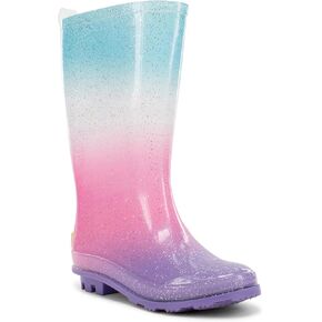 Western Chief Kids EverGlitter Youth Tall Rain Boots Waterproof Sparkle Design