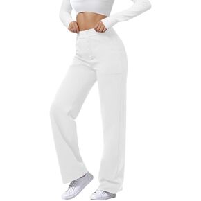 SEMARO High Waisted Casual Pants for Women Business Dress Work Office Stretchy Pants with Pockets