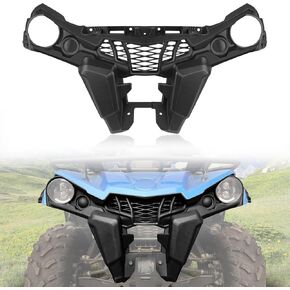 Front Fascia for Outlander 450 570 2015-2024, Plastic Combined Front Facia Kit Brush Guard Bumper Compatible with Can-Am Outlander 450 500 570 L MAX 2015-2024 Accessories, Replace #705009334
