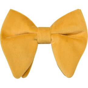 Branduce Velvet Bow Ties for Men Oversize Pre-tie Bowtie Tuxedo Bowties for Wedding