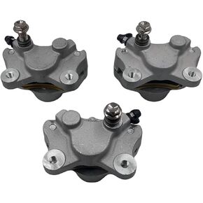 Front Rear Brake Calipers With Pads Compatible For Arctic Cat 250 300 375 400 454 500 0402-011 0402-010 0402-011 ATV (Color : FRONT REAR)
