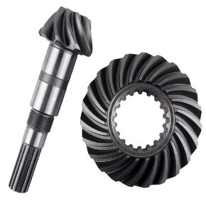 MUCO Ring Gear and Pinion Bevel Gear TA020-12013 Fit for 1905-2004 Kubota L2800DT, L3010DT, L3010GST, L3010HST, L3300DTGST, L3400DT, L3400HST, L3410DT, L3410GST, L3410HST, L3700SU