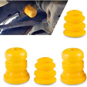 4 PCS Control Arm Bumper Bump Stops, Control Rear Axle Bumpers Shock-absorbing Buffer Blocks, 15153958 15039397 Original Replacement, Compatible with Chevrolet Savana 1500 Truck (Yellow)