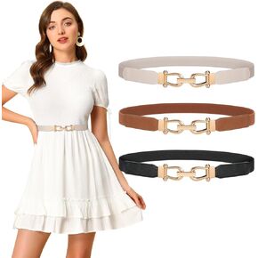Jasgood 3 Pack Women Womensy Belt Bettro Retro Slister Beltn