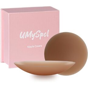 Nipple Covers for Women – Ultra-Thin Adhesive Silicone Pasties,Invisible & Waterproof