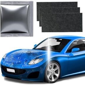 مزيل خدش 3pcs للسيارات ، 2025 مزيل خدش Nano Sparkle للسيارات للمركبات ، قطعة قماش سحرية متعددة الأغراض سهلة لإصلاح بقع المياه الصغيرة المخدوشة باللون الأسود