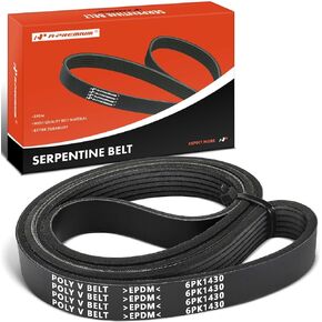 A-Premium Engine Belt Serpentine Drive متوافق مع Nissan Altima 2013-2018 ، Rogue 2014-2020 ، DoHC L4 2.5L