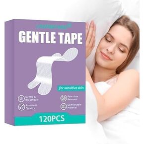 شريط ملصق أبيض لطيف 120 بكسل - شريط hypoallergenic للبشرة الحساسة ، وإزالة غير مؤلمة ، ومريحة للتنفس لممارسة الرياضة