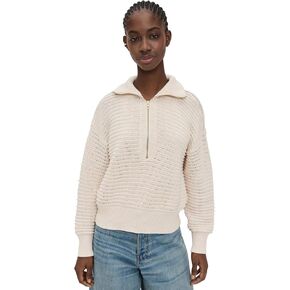 Varley Women's Tara Pointelle Half Zip Sweater