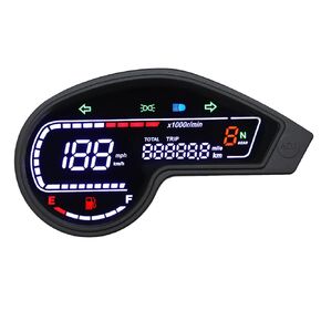 عداد السرعة الرقمية للدراجة النارية لـ Honda NXR150 NXR125 BROS GAUGE GAUGE CLUSTER MPH 12V DASHBOARD METER