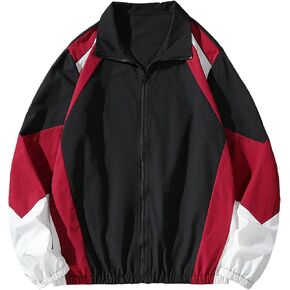 Soly Hux Men's Varsity Jacket studn block block stindbreaker jundbreaker coats street streetwear