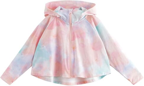 Marc & Janie Kids Zip up Hoodie Girls Lightweight Summer Suild Stack in Kuwait
