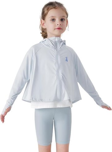 Marc & Janie Kids Zip up Hoodie Girls Lightweight Summer Suild Stack in Kuwait