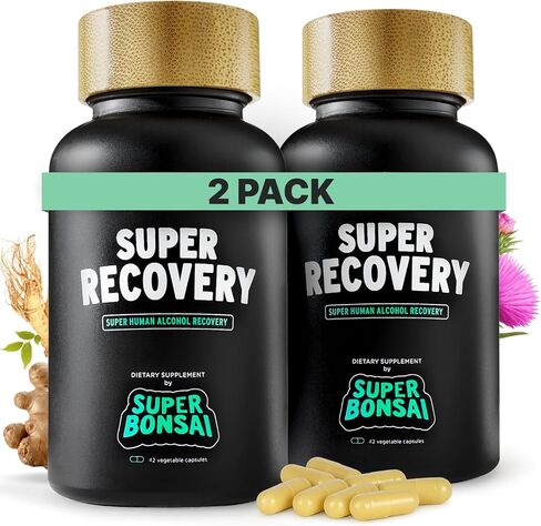 SuperBonsai Super Recovery Post-Celebration Relief – Holistic Support with DHM, Milk Thistle, B Complex, & Korean Ginseng – All-Natural Ingredients for Optimal Morning Recovery in Saudi Arabia