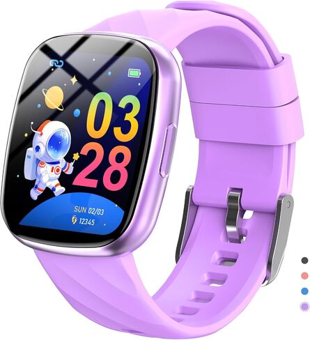 Kids Watch, Digital Watch for Boys Girls, IP67 Waterproof Games Fitness Tracker with 20+ Sport Modes, Sleep Monitor, Music, Games, Great Sports Watches Gift for Teens Kids (Blue) in Kuwait