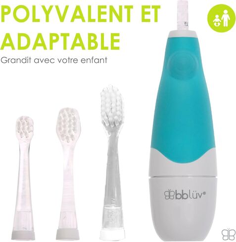 bblüv - Sönik - 3 Stage Sonic Toothbrush for Babies, Infants, Toddlers, and Children - Electric Toothbrush - LED Light, Two Minute Timer in Saudi Arabia