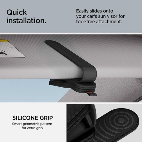 حامل غلاف شمسي نباتي فيلو مغناطيسي فيلو مصمم لنموذج تسلا الجديد Y 2025 تحديث ، طراز 3/Y/S/X/Cybertruck و Car Visor (Black) - 2 Pack in Kuwait