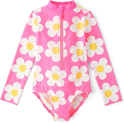 Gymboree Girls 'and Toddler Long Sleeve Rashguard One Piece Swimsuit in Kuwait