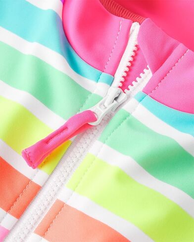 Gymboree Girls 'and Toddler Long Sleeve Rashguard One Piece Swimsuit in Kuwait
