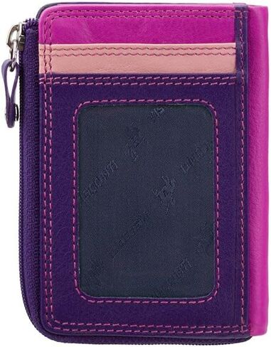 محفظة VISCONTI RB110 Phi Phi للسيدات من الجلد النحيف بسحاب لبطاقة الائتمان وحامل بطاقات الائتمان (أزرق) in Kuwait