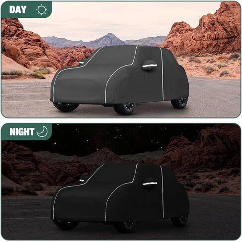 Waterproof Car Cover Compatible for Mini Cooper/Cooper S 2-Doors.2002-2024 All Weather 6 Layers Full Car Cover with Storage Bag in Saudi Arabia