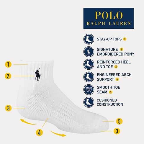 Polo Ralph Lauren Boy's Solid Quarter Crew in Saudi Arabia