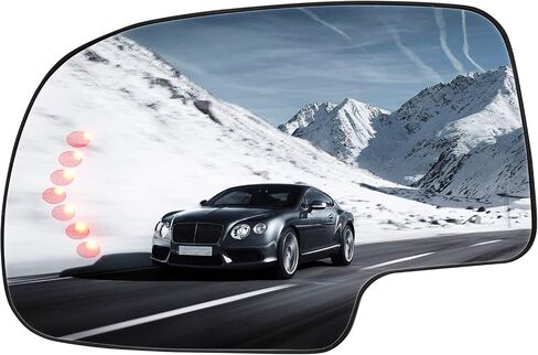 1Pair Side Mirror Glass Replacement for 2003-2006 for Chevy Silverado Suburban Tahoe & for 2003-2006 GMC Sierra Yukon (2007 Classic Series) Replacement for 128-04034L 128-04034R in Saudi Arabia