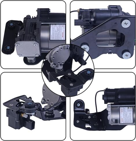 مضخة ضاغط تعليق هوائي 37206875177 مع دعامة وصمام توزيع مدمج متوافق مع BMW X5 F15 F85 2014-2018، BMW X6 F16 F86 2015-2019، استبدال # 37206850555,37206868998 in Kuwait