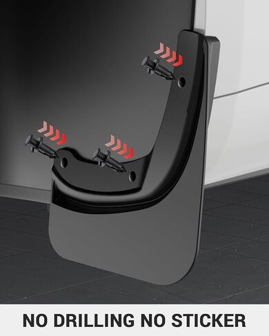 BASENOR New 2025 2024 Tesla Model 3 Mud Flaps Splash Guards [No Drilling No Tape] [10x Stronger] All Weather Tire Protector Mudflaps for Model 3 Highland Exterior Accessories in Saudi Arabia