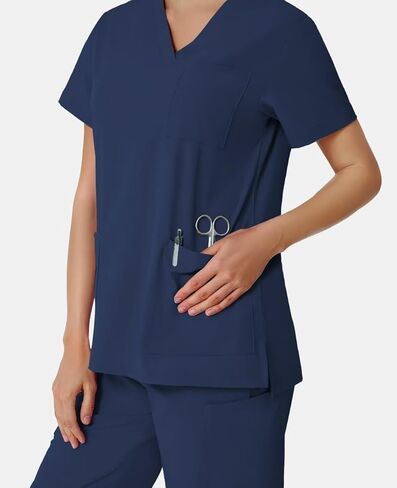 الدعك للنساء مجموعة ، فوكات ، فوكس ، سروال سروال ، فرك طبية مع 8 جيوب ، حزام اليوغا in Kuwait