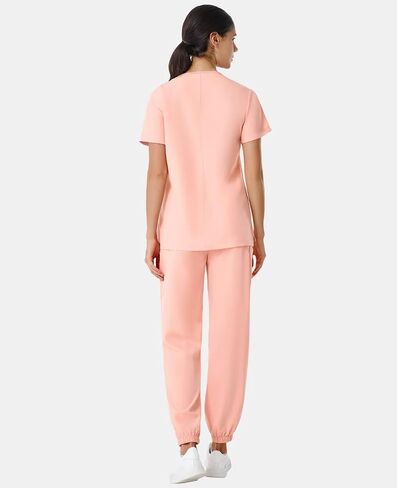 Scrubs for Women Set, V-Neck Scrubs Top & Jogger Pants Medical Scrubs Set with 8 Pockets, Yoga Waistband in Saudi Arabia