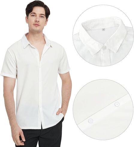 Funny Men's Hawaiian Shirts Retro 70s 80s Short Sleeve Button-Down Shirt Men Beach Shirts Neon Party Outfit in Kuwait