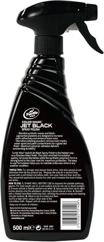 Turtle Wax 53140 Jet Black Car Spray Polish Paintwork Protect & Restore 500ml in Saudi Arabia