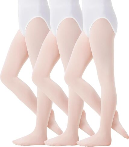 CozyWow 80 Denier Girls Tights with Full Footed, School Ballet Dance Tights for Kids from 4T to 12T,Soft&Opaque in Kuwait