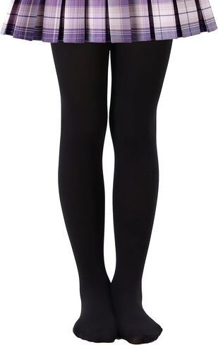 CozyWow 80 Denier Girls Tights with Full Footed, School Ballet Dance Tights for Kids from 4T to 12T,Soft&Opaque in Kuwait