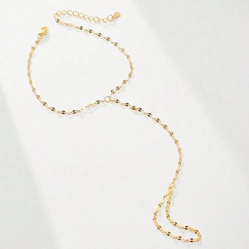 Long tiantian Hand Chain Bracelet Gold Bracelets for Women Link Chain Bracelets Trendy Finger Ring Slave Bracelet Jewelry Gifts in Saudi Arabia